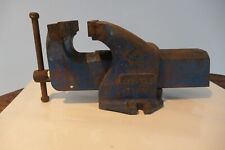 VINTAGE RECORD 100 CAST IRON 30CM LONG TABLE WORKSHOP BENCH CLAMP VICE AN HANDLE, used for sale  Shipping to South Africa