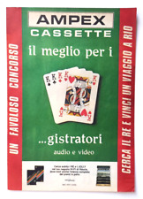 Pubblicita ampex cassette usato  Ferrara