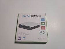Gravador externo portátil ultrafino USB 3.0 DVD player gravador 8x  comprar usado  Enviando para Brazil