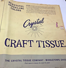 605 Variedade de Papel Tecido Artesanal de Cristal Vintage Vendido por Youlder’s Rare Crafts comprar usado  Enviando para Brazil