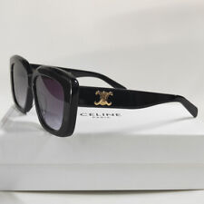 Óculos de sol feminino Celine CL4S216 preto retangular comprar usado  Enviando para Brazil