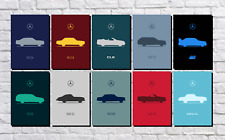 Poster mercedes silhouettes for sale  CIRENCESTER