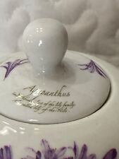 Agapanthus purple teapot for sale  Wilkes Barre