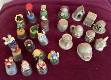 Collection pewter thimbles for sale  BRIGHTON
