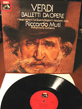Giuseppe VERDI -Balletti da opere- R. MUTI- (Philharmonia)- LP- EX /EX+ 1981 usato  Reggio Calabria
