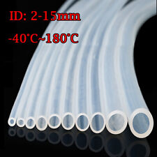 Tubo de silicone translúcido transparente grau alimentício 2-15mm tubo de silicone curado platina, usado comprar usado  Enviando para Brazil