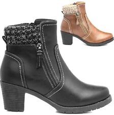 BOTAS PLANAS DE MUJER SEÑORA TOBILLO INVIERNO CON CREMALLERA ESCOLAR TRABAJO SLOUGH TALLA 3-8 segunda mano  Embacar hacia Argentina