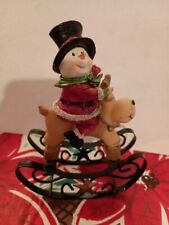 Christmas figurine snowman for sale  New Port Richey