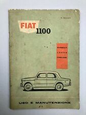 Fiat 1100 libretto usato  Lecce