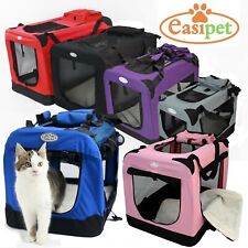 Used, Fabric Dog Crate Cat Puppy Pet Carrier Travel Portable Kennel Cage House Easipet for sale  CREDITON