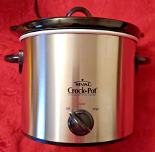 Rival crockpot stainless for sale  Ivoryton