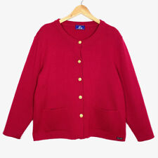 Gilet cardigan rouge d'occasion  Montpellier-
