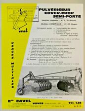 Prospectus brochure cavel d'occasion  Auneau