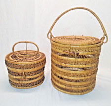 Vintage wicker bamboo for sale  Hope Mills