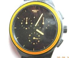 Relógio masculino Swatch cronógrafo SR936SW pulseira de silicone preta comprar usado  Enviando para Brazil