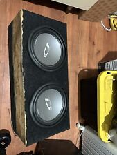 Twin alpine subwoofer for sale  EDGWARE