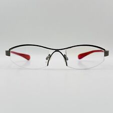 Bugatti eyeglasses Ladies Angular Grey Red half Rim Mod. 403 E-Identity New for sale  Shipping to South Africa