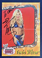 Usado, Mini pôster pré-dobrado 5 x 7 assinado por Torrie Wilson 2002 Fleer WWE Absolute Divas comprar usado  Enviando para Brazil