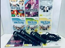 We Sing U-Sing Guitar Hero pacote de microfone genuíno banda de rock Nintendo Wii comprar usado  Enviando para Brazil