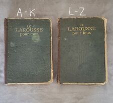 Larousse 2 volumes d'occasion  Nancy-