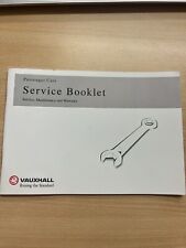 Service book vauxhall for sale  UXBRIDGE