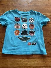 LEGO Star Wars 2014 Camiseta Azul Juventud Talla 7 Yoda Darth Vader Luke segunda mano  Embacar hacia Argentina