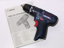 Used, Bosch Professional GSB12V-15 12V Hammer Drill Body Fully Working New Unused 2023 for sale  Shipping to South Africa