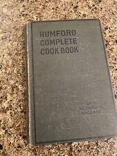 Rumford complete cookbook for sale  Fairmont