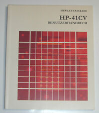 Benutzerhandbuch hp 41cv gebraucht kaufen  Hannover