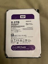 Used, Western Digital WD Purple 8TB 5400 RPM 3.5" SATA Hard Drive WD80PURZ-85YNPY0 for sale  Shipping to South Africa