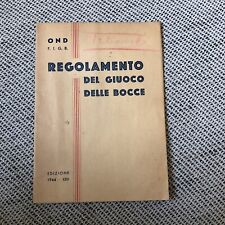 Libretto vintage regolamento usato  Vigevano