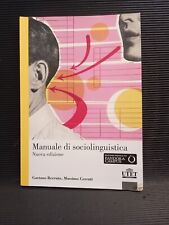 Manuale sociolinguistica. nuov usato  Pesaro