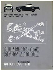 MANUAL DE OFICINA DO PROPRIETÁRIO TRIUMPH TR4 & TR4A (1961 - 1967) * CAPA DURA * comprar usado  Enviando para Brazil