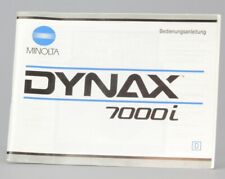 Minolta Dynax 7000i   Mode d'emploi  Deutsch Edition d'origine  (Réf#R-112) d'occasion  France