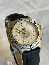 Tag Heuer relógio WI1210 data quartzo suíço 35mm tom prata unissex, usado comprar usado  Enviando para Brazil