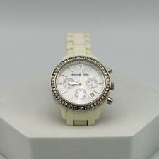 Usado, Relógio cronógrafo feminino Michael Kors resina branca pequeno comprar usado  Enviando para Brazil