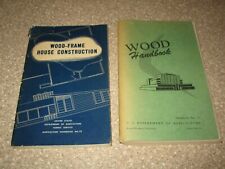 Usado, 2 1955 U.S. Department of Agriculture Books Wood & Wood Frame House Construction comprar usado  Enviando para Brazil
