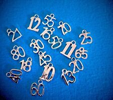 Number charms plated for sale  STOKE-ON-TRENT