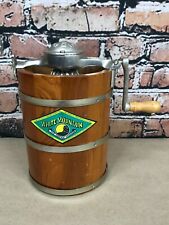 Vintage White Mountain Mini Junior Ice Cream Maker Hand Crank Freezer for sale  Shipping to South Africa