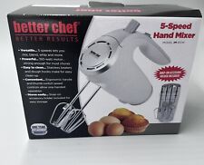 Better Chef Silver 5-Speed Electric Hand Mixer, used for sale  Shipping to South Africa