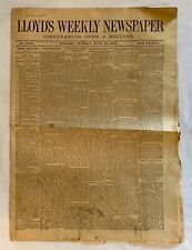 Antique english newspaper...ll for sale  Houston