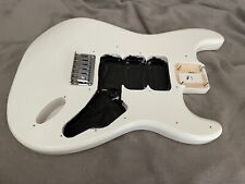 Used, Squier by Fender Hardtail Stratocaster Strat Guitar Body Arctic White for sale  Shipping to South Africa
