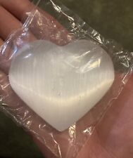 Large selenite heart for sale  Middleton