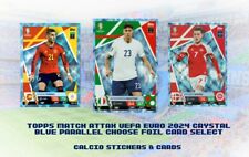 Topps Match Attax UEFA Euro 2024 Crystal Blue Parallel Choose Foil Card Select, used for sale  Shipping to South Africa