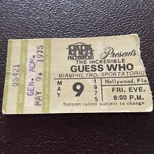 Guess concert ticket for sale  Saint Augustine