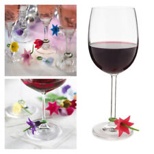 Flower wine charms for sale  Shipping to Ireland