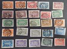 Alemania bonito lote de sellos usados de la era de la inflación II segunda mano  Embacar hacia Argentina