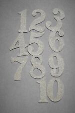 silver glitter table numbers for sale  Hamden