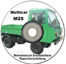 Multicar m25 reparaturhandbuch gebraucht kaufen  Roßleben