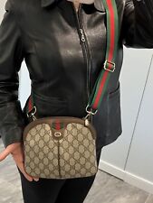 Autêntica bolsa de ombro/transversal Monograma GG Gucci amada pequena verde vermelha comprar usado  Enviando para Brazil